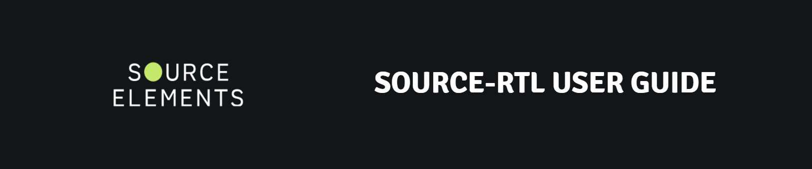 Source-RTL User Guide