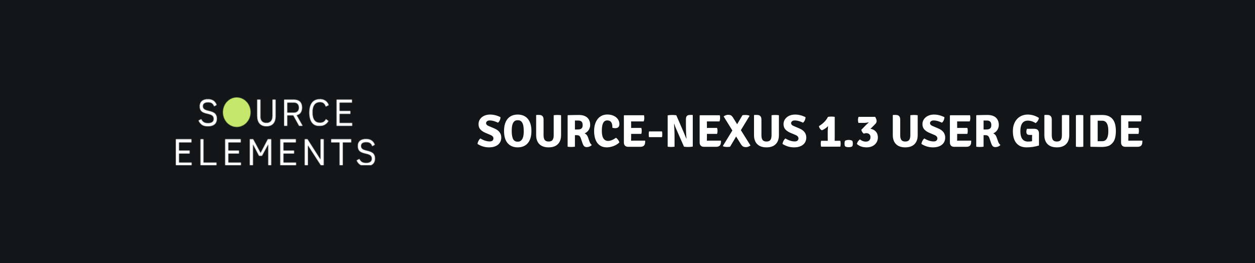 Source-Nexus 1.3 User Guide